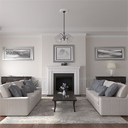 Ekena Millwork - CM17MU_P - Endurathane Munich Ceiling Medallion, 17 1/2"OD x 3 5/8"ID x 1"P (Fits Canopies up to 5 5/8")