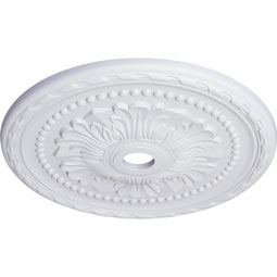 Ekena Millwork - CM31PM_P - Endurathane Palmetto Ceiling Medallion, 31 1/2"OD x 3 5/8"ID x 1 3/4"P (Fits Canopies up to 7 5/8")
