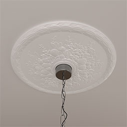 Ekena Millwork - CM22GR_P - Endurathane Grape Ceiling Medallion, 22 5/8"OD x 3 5/8"ID x 5/8"P (Fits Canopies up to 5 3/8")