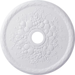 Ekena Millwork - CM22GR_P - Endurathane Grape Ceiling Medallion, 22 5/8"OD x 3 5/8"ID x 5/8"P (Fits Canopies up to 5 3/8")