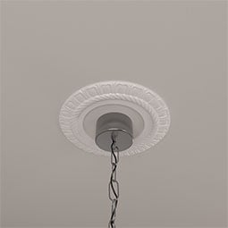 Ekena Millwork - CM10CL_P - Endurathane Claremont Ceiling Medallion, 10 5/8"OD x 5 3/4"ID x 1/2"P (Fits Canopies up to 7")