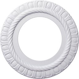 Ekena Millwork - CM10CL_P - Endurathane Claremont Ceiling Medallion, 10 5/8"OD x 5 3/4"ID x 1/2"P (Fits Canopies up to 7")