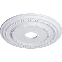 Ekena Millwork - CM17DU_P - Endurathane Dublin Ceiling Medallion, 17 7/8"OD x 3 5/8"ID x 1 1/4"P (Fits Canopies up to 5 1/8")
