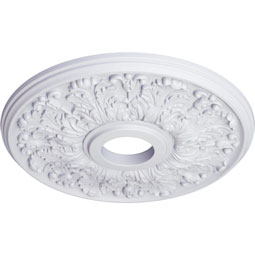 Ekena Millwork - CM16AP_P - Endurathane Apollo Ceiling Medallion, 16 1/2"OD x 3 5/8"ID x 1 1/8"P (Fits Canopies up to 5 5/8")