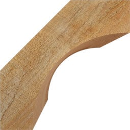 Ekena Millwork - BRCWTL00 - Rustic Wood Westlake Knee Brace
