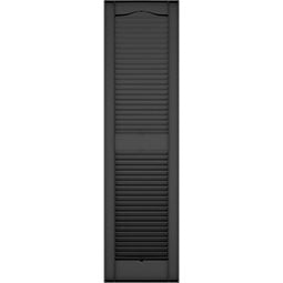 Mid-America - LL1S - Lifetime Vinyl Open Louver Window Shutters, w/Installation Shutter-Lok's & Matching Screws (Per Pair)