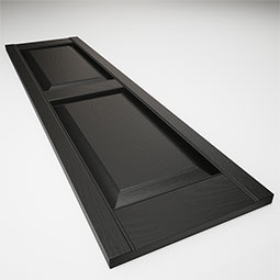 Mid-America - LP2S - Lifetime Vinyl Raised Panel Window Shutters, w/Installation Shutter-Lok's & Matching Screws (Per Pair)