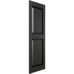 Builder's Edge - 030 - Builders Edge, Vinyl Raised Panel Shutters, Includes Matching Installation Spikes (Per Pair)