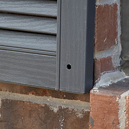 Builder's Edge - 030 - Builders Edge, Vinyl Raised Panel Shutters, Includes Matching Installation Spikes (Per Pair)