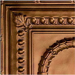 ACP - SAMPLE-FROCT - Fasade Rosette Decorative Vinyl Lay-in Ceiling Tile, 12" x 12" Sample