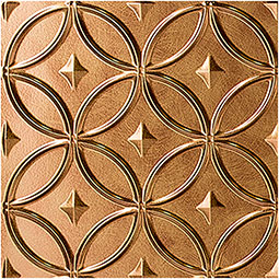ACP - SAMPLE-FRICT - Fasade Rings Decorative Vinyl Lay-in Ceiling Tile, 12" x 12" Sample