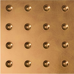 ACP - SAMPLE-FDOCT - Fasade Dome Decorative Vinyl Lay-in Ceiling Tile, 12" x 12" Sample