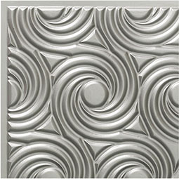 ACP - SAMPLE-FCYCT - Fasade Cyclone Decorative Vinyl Glue-up  Ceiling Tile, 12" x 12" Sample