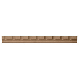 Osborne Wood Products, Inc. - BX1012BH - 1 1/8"H x 1/2"P x 93"L, Dentil Moulding, Beech