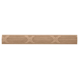 Osborne Wood Products, Inc. - BX1457BH - 1 1/2"H x 3/8"P x 93"L, Embossed Moulding, Beech