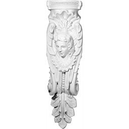 Ekena Millwork - COR11X05X40AN-R - Endurathane Angel Corbel, 11 1/4"W x 5 5/8"D x 40 1/2"H, Factory Primed Right