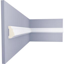 Ekena Millwork - PML01X00AB - Endurathane Aberdeen Panel Moulding, 1 1/2"H x 3/4"P x 94 1/4"L, Factory Primed