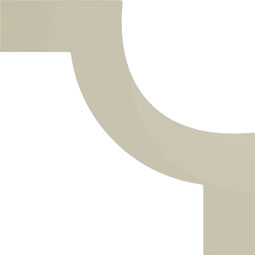 Ekena Millwork - PML08X08AB - Endurathane Aberdeen Panel Moulding Corner, 9 1/8"W x 8 1/4"H (matches moulding PML01X00AB), Factory Primed