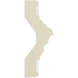 Ekena Millwork - PML03X01ED - Endurathane Edinburgh Panel Moulding, 3"H x 1 1/8"P x 94 1/4"L, Factory Primed