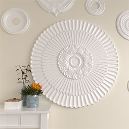 Ekena Millwork - CM41NE_P - Endurathane Nexus Ceiling Medallion, 41"OD x 1 5/8"P (Fits Canopies up to 7 1/4")