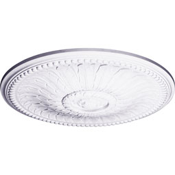 Ekena Millwork - CM42SP_P - Endurathane Springtime Ceiling Medallion, 42 1/2"OD x 4 5/8"P (Fits Canopies up to 9 3/8")