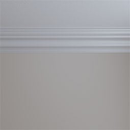 Ekena Millwork - MLD05X06X08VE - Endurathane Versailles Crown Moulding, 5 5/8"H x 6 3/8"P x 8 1/2"F x 94 1/2"L, Factory Primed