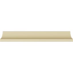 Ekena Millwork - MLD02X02X02GI - Endurathane Giana Crown Moulding, 2"H x 2"P x 2 3/4"F x 94 1/2"L, Factory Primed