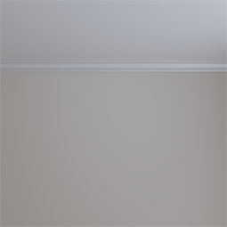 Ekena Millwork - MLD01X01X02JA - Endurathane Jackson Traditional Crown Moulding, 1 5/8"H x 1 5/8"P x 2 1/4"F x 94 1/2"L, Factory Primed