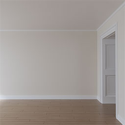 Ekena Millwork - MLD01X01X02JA - Endurathane Jackson Traditional Crown Moulding, 1 5/8"H x 1 5/8"P x 2 1/4"F x 94 1/2"L, Factory Primed