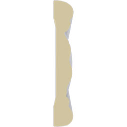 Ekena Millwork - MLD02X00AL - Endurathane Classic Alexandria Rope Panel Moulding, 2 3/8"H x 3/8"P x 94 1/2"L, Factory Primed