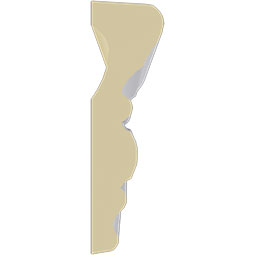 Ekena Millwork - MLD02X00NO - Endurathane Norwich Dentil Panel Moulding, 2 5/8"H x 3/4"P x 94 1/2"L, Factory Primed