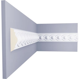 Ekena Millwork - PML02X00FO - Endurathane Foster Running Coin Panel Moulding, 2 3/8"H x 3/4"P x 94 1/2"L, Factory Primed
