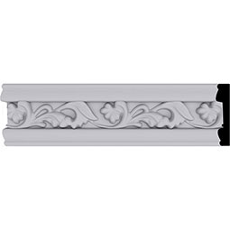 Ekena Millwork - MLD02X00SA - Endurathane Salem Panel Moulding, 2 1/4"H x 1/2"P x 94 1/2"L, Factory Primed