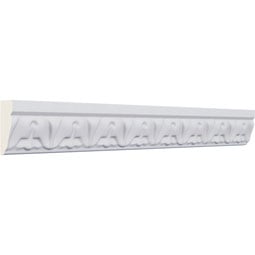 Ekena Millwork - PML01X00NE - Endurathane Nexus Acanthus Leaf Panel Moulding, 1 1/4"H x 1/2"P x 94 1/2"L, Factory Primed