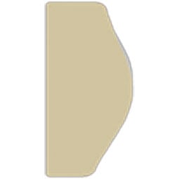 Ekena Millwork - MLD01X00AL - Endurathane Alexandria Rope Panel Moulding, 1"H x 3/4"P x 94 1/2"L, Factory Primed