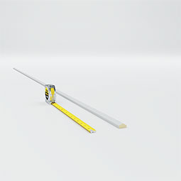 Ekena Millwork - MLD01X00AL - Endurathane Alexandria Rope Panel Moulding, 1"H x 3/4"P x 94 1/2"L, Factory Primed