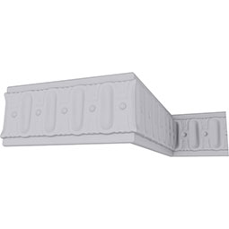 Ekena Millwork - MLD02X00BU - Endurathane Bulwark Panel Moulding, 2 1/2"H x 3/8"P x 94 1/2"L, Factory Primed