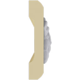 Ekena Millwork - MLD02X00KE - Endurathane Kent Running Flower Panel Moulding, 2 1/8"H x 5/8"P x 94 1/2"L, Factory Primed