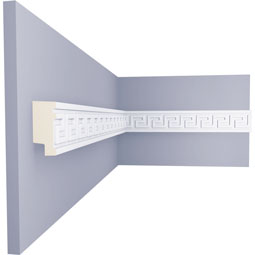 Ekena Millwork - PML01X00ER - Endurathane Eris Key Panel Moulding, 1 5/8"H x 3/4"P x 96"L, Factory Primed