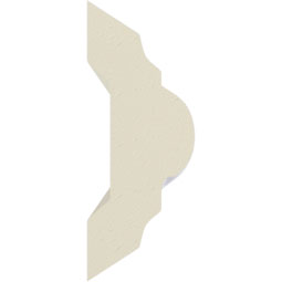 Ekena Millwork - PML02X00VA - Endurathane Valeriano Ribbon Panel Moulding, 2"H x 3/4"P x 94 1/2"L, Factory Primed