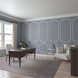 Ekena Millwork - MLD01X00BU - Endurathane Bulwark Rope Panel Moulding, 1"H x 5/8"P x 94 1/2"L, Factory Primed