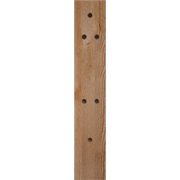 Ekena Millwork - BKTBOA06 - Balboa Slat Rough Sawn Bracket
