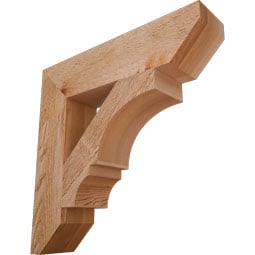 Ekena Millwork - BKTBOA06 - Balboa Slat Rough Sawn Bracket