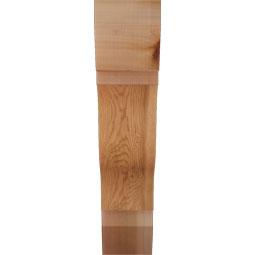 Ekena Millwork - BKTFST06 - Funston Slat Rough Sawn Bracket