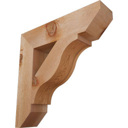 Ekena Millwork - BKTFST06 - Funston Slat Rough Sawn Bracket