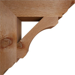 Ekena Millwork - BKTLEC01 - Legacy Traditional Rough Sawn Bracket