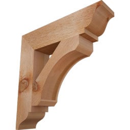 Ekena Millwork - BKTLEC01 - Legacy Traditional Rough Sawn Bracket