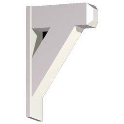 Fypon, Ltd. - BKT10X16X4 - 4 7/16"W x 9 7/8"D x 16"H Bracket