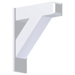 Fypon, Ltd. - BKT14X16X4 - 4 3/8"W x 14"D x 16"H Bracket