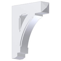 Fypon, Ltd. - BKT20X24X5 - 5"W x 20"D x 24"H Bracket